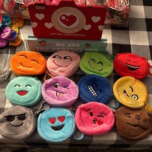 Colorful Emoji Face Kids Coin Purses (choose 1)